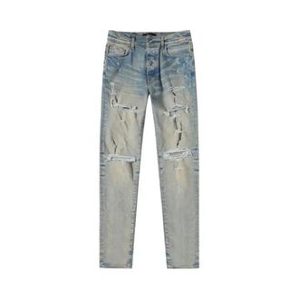 Amiri Thrasher Plus Denim Jeans - Clay Indigo