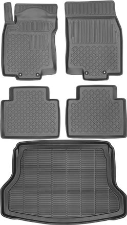 OEM Juego De Alfombrillas Para Coche Y Alfombrilla Para Maletero Para Nissan X-trail T32 Suv A Partir De 2014