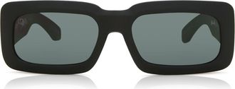 Spy NINETY SIX 6700000000248 Mens Sunglasses Black Size 58