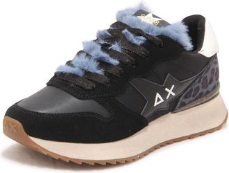 Sun 68 Stargirl Animalier 11 - Dames - Sneakers - Zwart - 39 EU - Schoenen