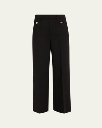 Frame Denim Le Slim Palazzo Trousers