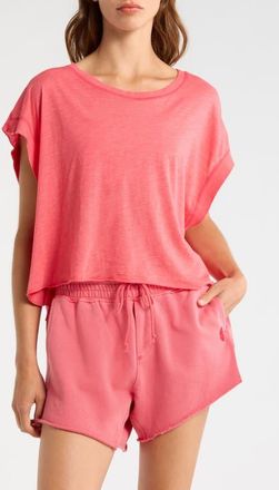 Free People FP Movement My Tee Time Open Back T-Shirt in Grapefruit at Nordstrom, Size X-Small