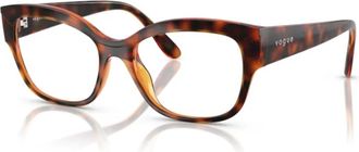 Vogue Eyewear Stijlvolle brilmonturen in Havana kleur - Dames - Brillen - Bruin - 51 MM - Accessoires