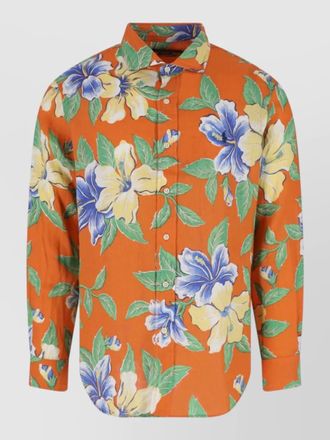 Polo Ralph Lauren button down collar floral shirt long sleeves