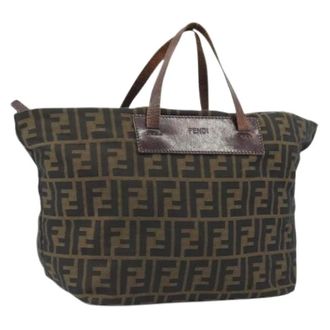 Fendi Pre-owned Zucca Canvas Tote Bag - - Pre-owned - Donna - Marrone - ONE SIZE