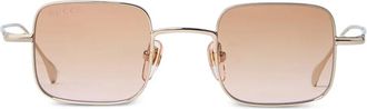 Gucci Occhiali da sole squadrati - Oro