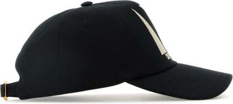 Valentino Garavani Womens Baseball Cap Black Cotton