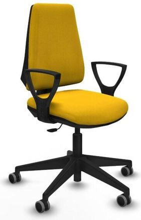 Piqueras y Crespo Piqueras Y Crespo - Elche Cp Bali Amarillo Brazos Fijos Base Piramidal Ruedas Engomadas 65mm