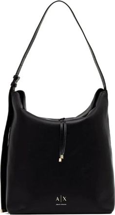 A|X Armani Exchange Borsa Hobo Alice - - Bags - Donna - Nero - ONE SIZE
