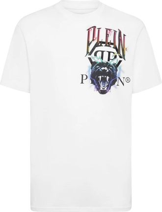 Philipp Plein T-shirt Ronde Hals SS - Heren - T-shirts - Wit - XL - Katoen - Tops
