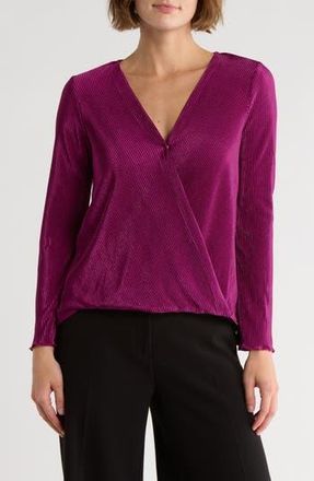 Chenault Long Sleeve Bodre Top in Boysenberry at Nordstrom Rack, Size X-Large
