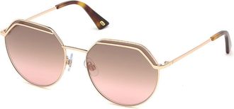 Web Eyewear Web WE0258 33G Mens Sunglasses Gold Size 58