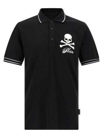 Philipp Plein skull & Bones Polo Shirt