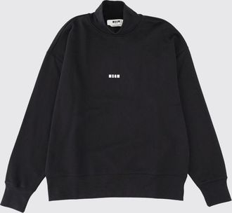 Msgm Felpa di cotone con logo Msgm