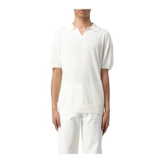 Drumohr Short Sleeve Knitted Polo Shirt