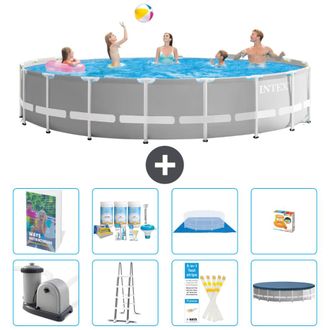Intex Piscina Prism Frame Redonda - 549x122 Cm - 9-piezas S548