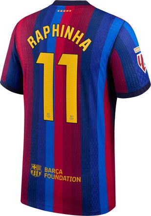 Nike Raphinha FC Barcelona Match Home Nike Mens Aero-FIT Soccer Jersey in Red | NN204353826-FCB