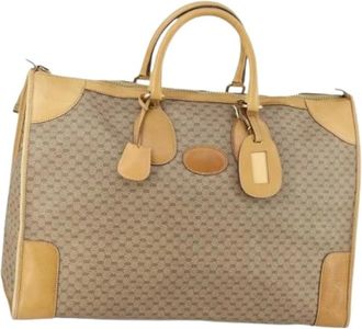 Gucci Pre-owned Weekend Bags, female, Beige, Size: ONE SIZE Pre-owned Weekend Bag