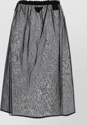 Prada cotton full skirt