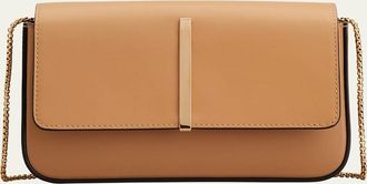 Tod's Mini Metal Bar Leather Shoulder Bag