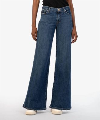 Kut from the Kloth Margo Mid Rise Wide Leg Jeans In Quality Wash