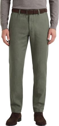 Gardeur modern fit flatfront model Pantalon donkergroen