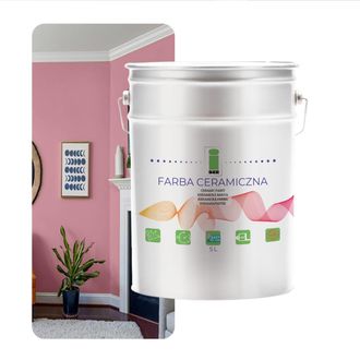 OEM Pintura Cer&aacute;mica Para Paredes, Lavable, Rosa Claro, 5 L, Tienda De F&aacute;brica