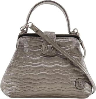 Bally Pre-owned 2way Schoudertas Leren Handtas - Dames - Vintage Handtas - Bruin - ONE Size - Leer - Vintage