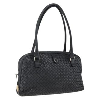 Bottega Veneta Pre-owned Shoulder Bags, female, Black, Size: ONE SIZE Pre-owned Vintage Hand Bag