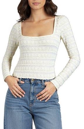 All in Favor Lace Top in Cream at Nordstrom Rack, Size X-Small