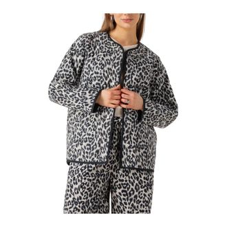 Lollys Laundry LilyLL Quilted Jacket LS - Dames - Jassen - Zwart - Maat: XS Katoen