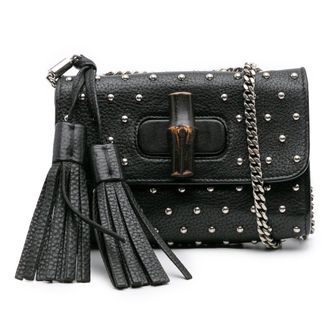 Gucci Studded Leren Schoudertas