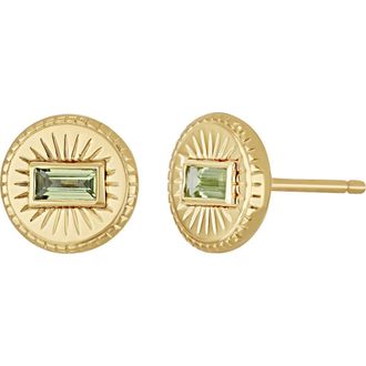 Bony Levy Stud Earrings in 14K Gold/Garnet Peridot at Nordstrom Rack