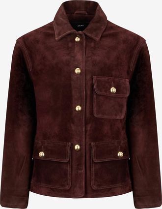 Arma Kurzer Wildleder-Mantel Rosia