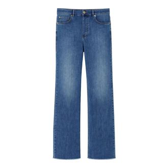iBlues Marylinreal Flared Jeans - Dames - Flared Jeans - Blauw - XL - Katoen - Jeans