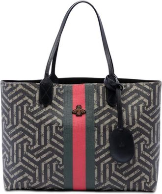 Gucci Pre-owned Gucci GG Supreme Caleido Web Tote Ladies XTUSYYNVTSQN1JC4