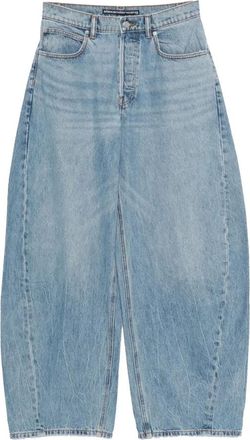 Alexander Wang Jeans, Dames, Blauw, W25, Katoen, Wide Jeans