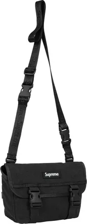 SUPREME Mini Messenger Bag SS25 Black SS25B8-BLACK