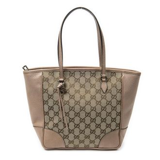 Gucci Pre-owned Womens Medium Bree Tote Shoulder Bag - Beige - One Size