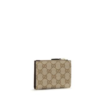 Gucci GG Canvas Wallet - Brown