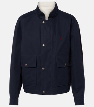 Saint Laurent Reversible cotton blouson jacket
