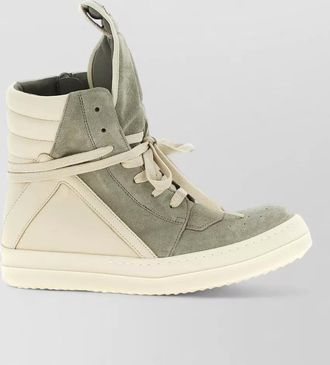 Rick Owens leather high-top sneakers