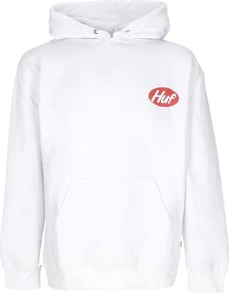 HUF Witte Cereal Killer Hoodie Lange Mouw - Heren - Hoodies - Wit - L - Katoen - Hoodies & sweatvesten