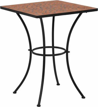 vidaXL Mesa De Mosaico Para Cafeter&iacute;a Cer&aacute;mica Terracota 60 Cm Vidaxl