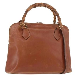 Gucci Pre-owned Handbags, female, Brown, Size: ONE SIZE Pre-owned Hand Bag