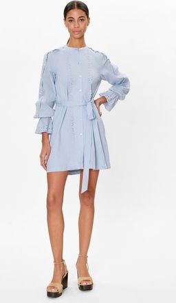 Rebecca Taylor Lorelai Tunic Dress in Chambray at Nordstrom, Size Medium