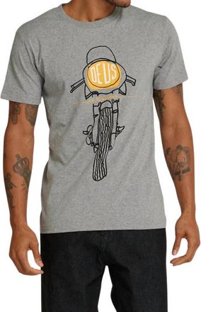 Deus Frontal Matchless Tee In Grey