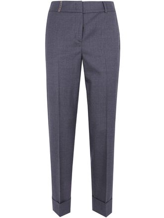 PESERICO Pants Regular Waist A04753z.03472 972 Eclipse Gray