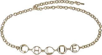 Chlo&eacute; Script Jewelry Belt - Dames - Riemen - Geel - ONE Size - Accessoires