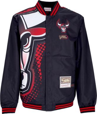 Mitchell & Ness Chicago Bulls NBA Bomberjack Zwart - Heren - Bomber jackets - Veelkleurig - S - Polyester - Jassen